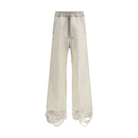Rick Owens Pantaloni casual in cotone beige