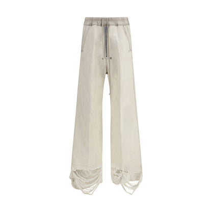 Rick Owens Pantaloni casual in cotone beige