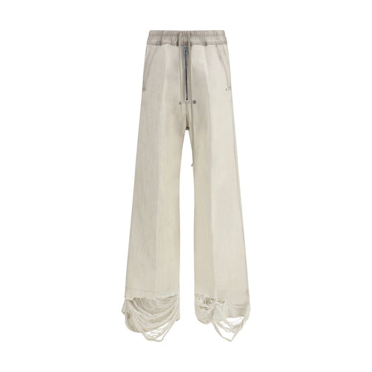 Rick Owens Pantaloni casual in cotone beige