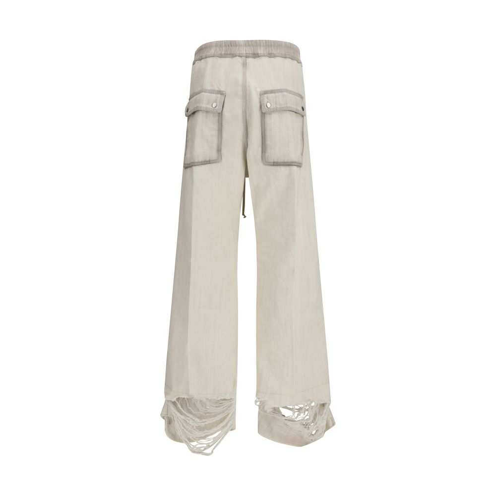 Rick Owens Pantaloni casual in cotone beige