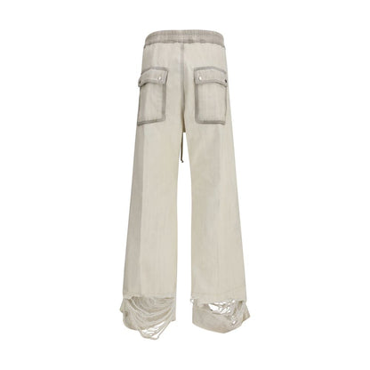 Rick Owens Pantaloni casual in cotone beige