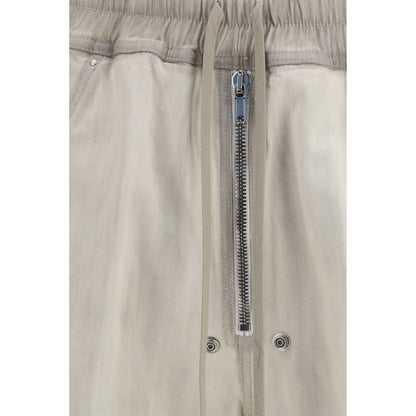 Rick Owens Pantaloni casual in cotone beige