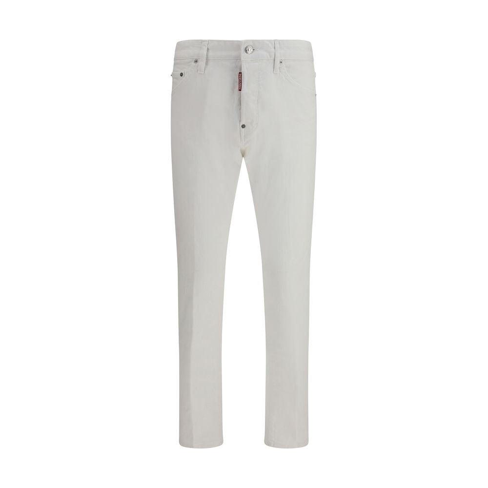 Jeans in cotone bianco Dsquared²