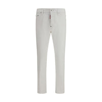 Jeans in cotone bianco Dsquared²