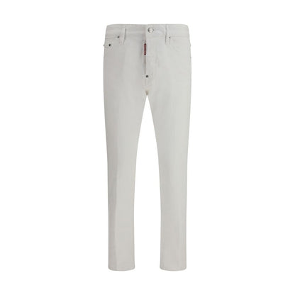 Jeans in cotone bianco Dsquared²