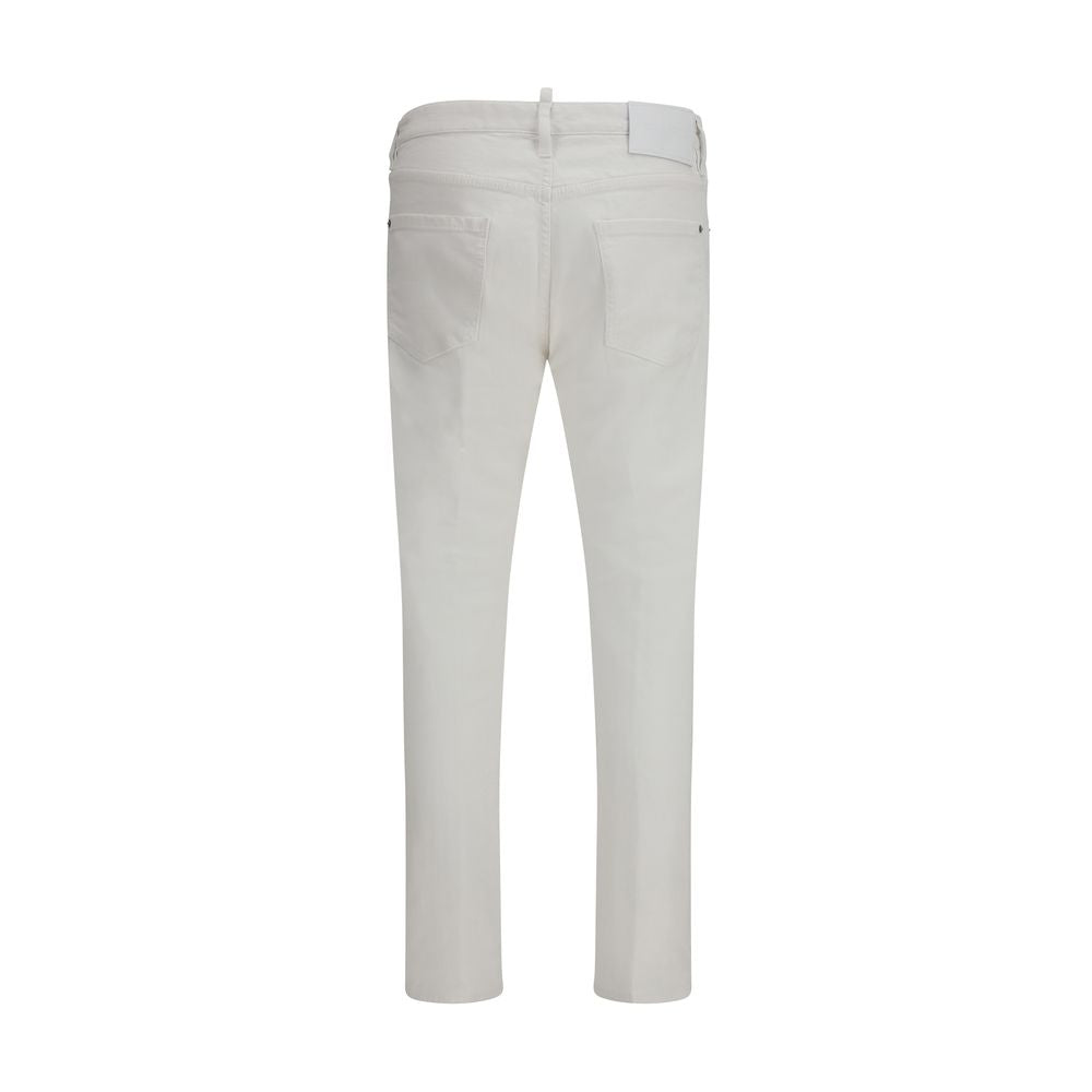 Jeans in cotone bianco Dsquared²