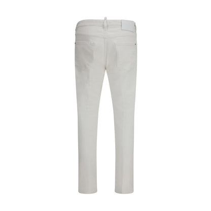 Jeans in cotone bianco Dsquared²