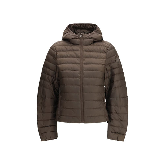 Giacca Lunga Canada Goose Marrone in Poliestere Riciclato