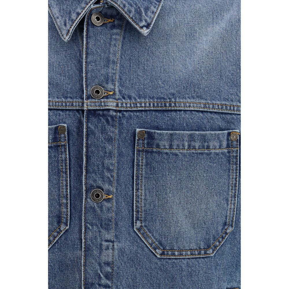 Veste en jean en coton bleu Off-White