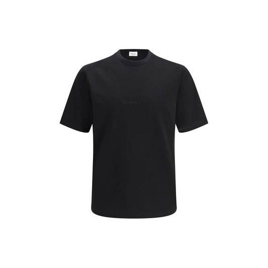 T-Shirt Saint Laurent in Cotone Nero