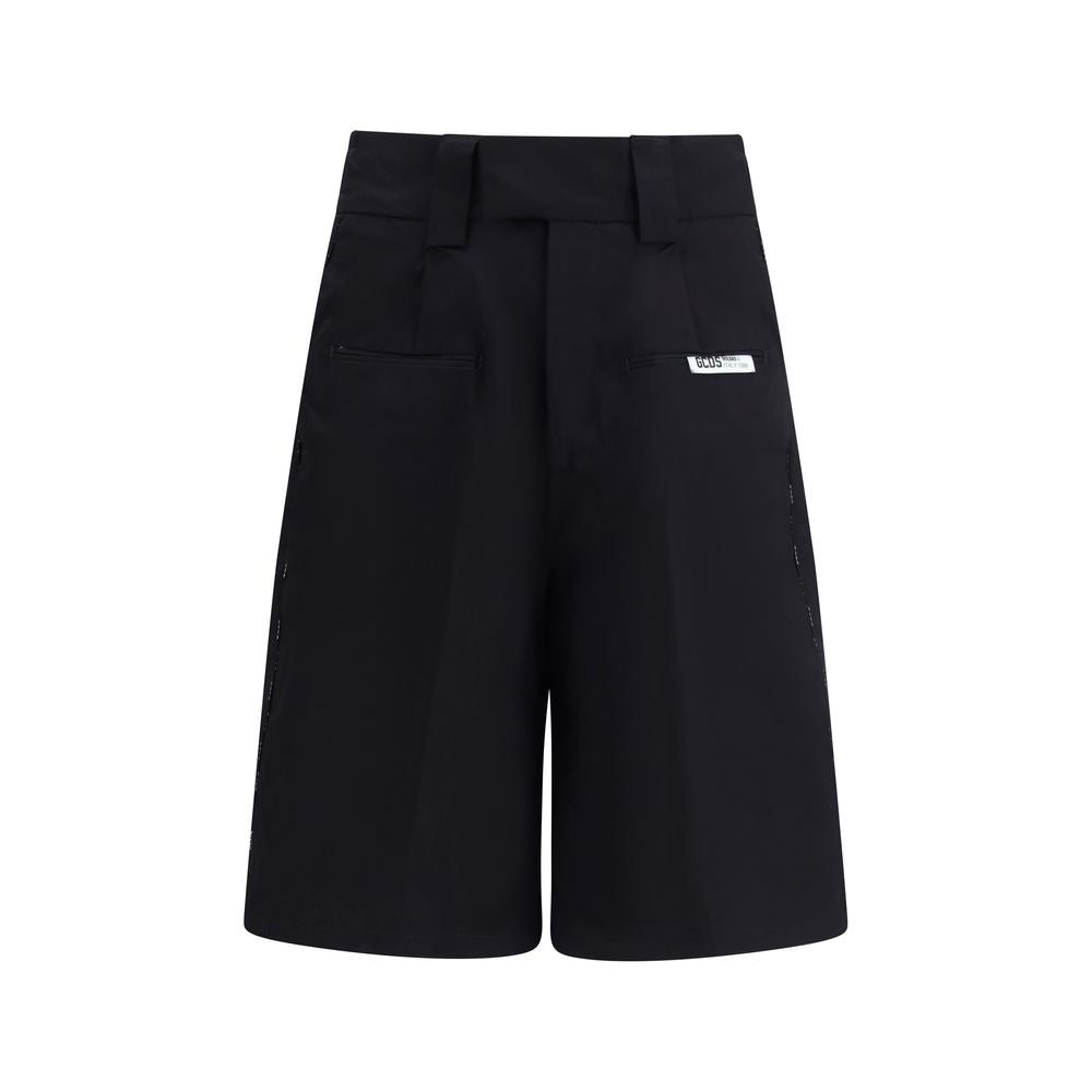 Shorts bermudas GCDS en coton noir
