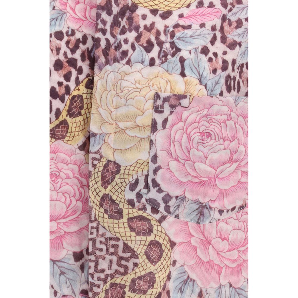 Chemise GCDS en polyester à motifs multicolores