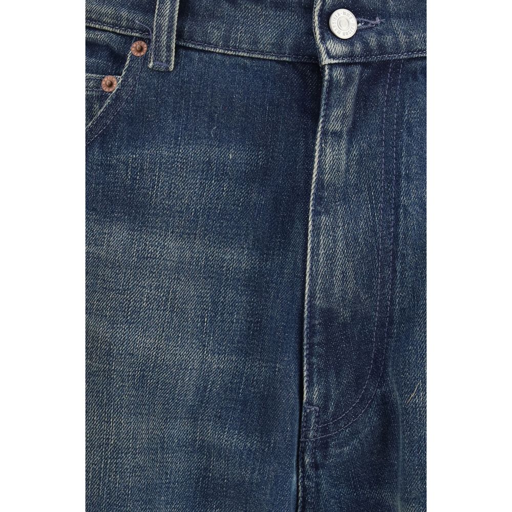 Jeans droit MM6 en coton bleu
