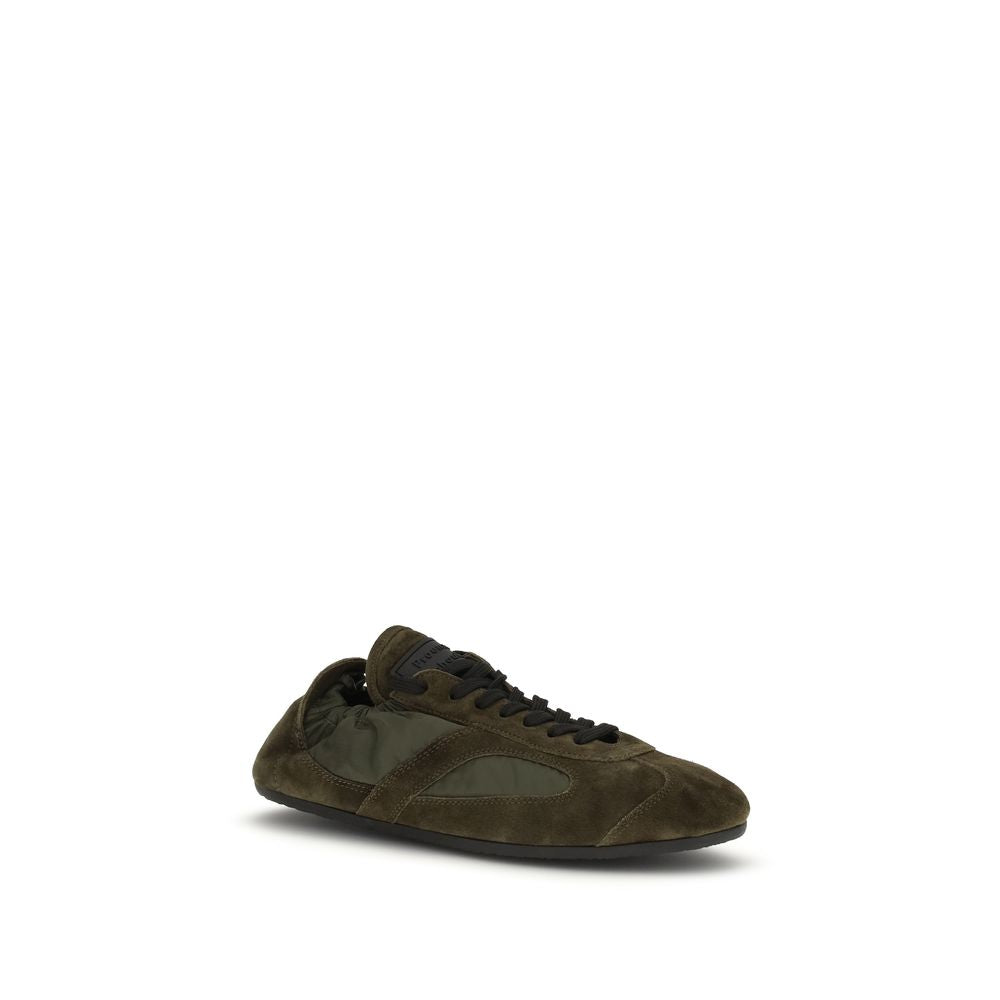 Proenza Schouler Sneakers Basse Bicolore in Pelle di Vitello Bos Taurus