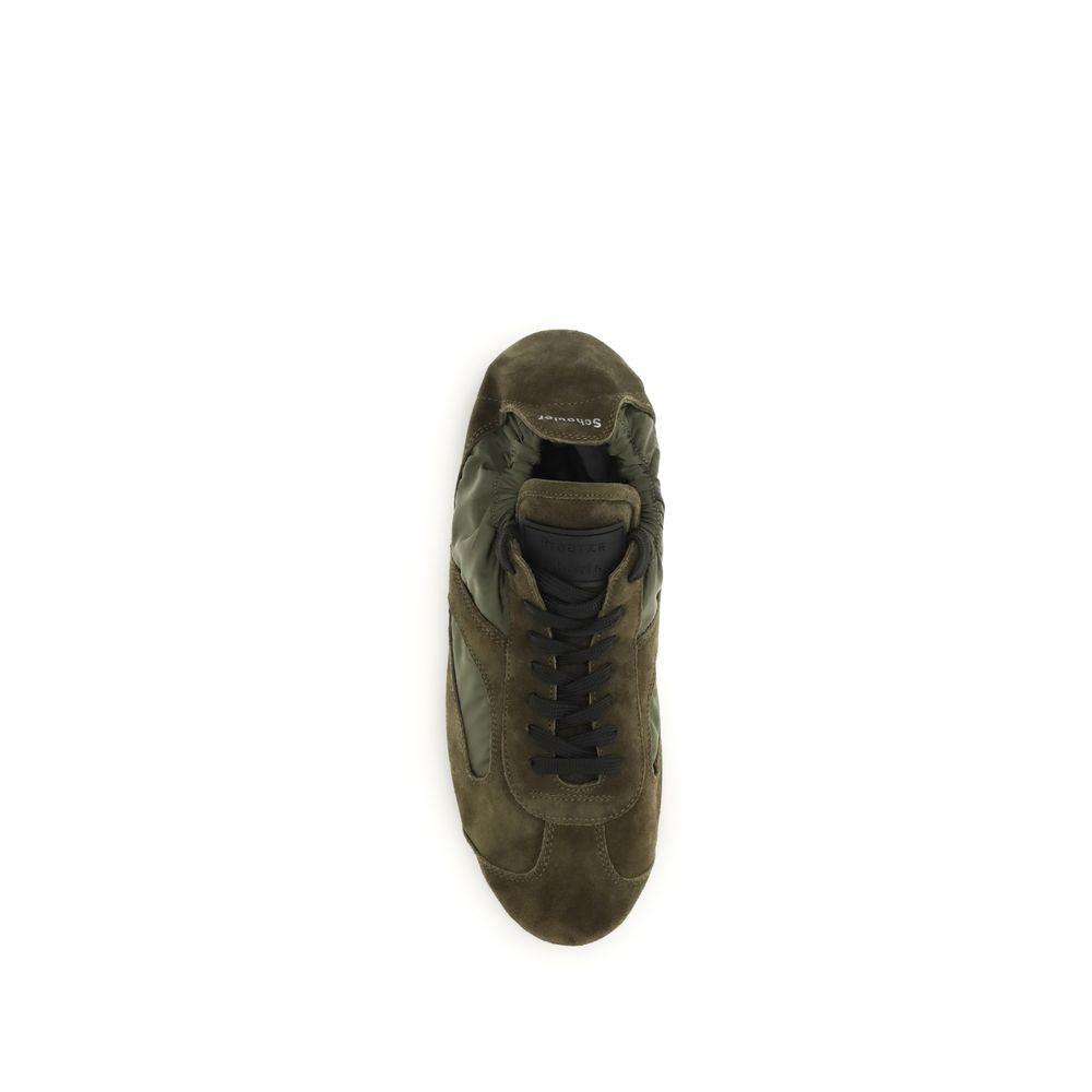 Proenza Schouler Sneakers Basse Bicolore in Pelle di Vitello Bos Taurus