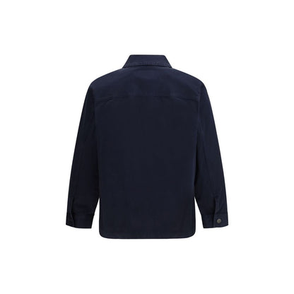 Giacca in denim di cotone blu Saint Laurent