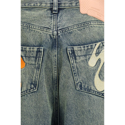 PDF Channel Blue Jeans in cotone dalla vestibilità comoda