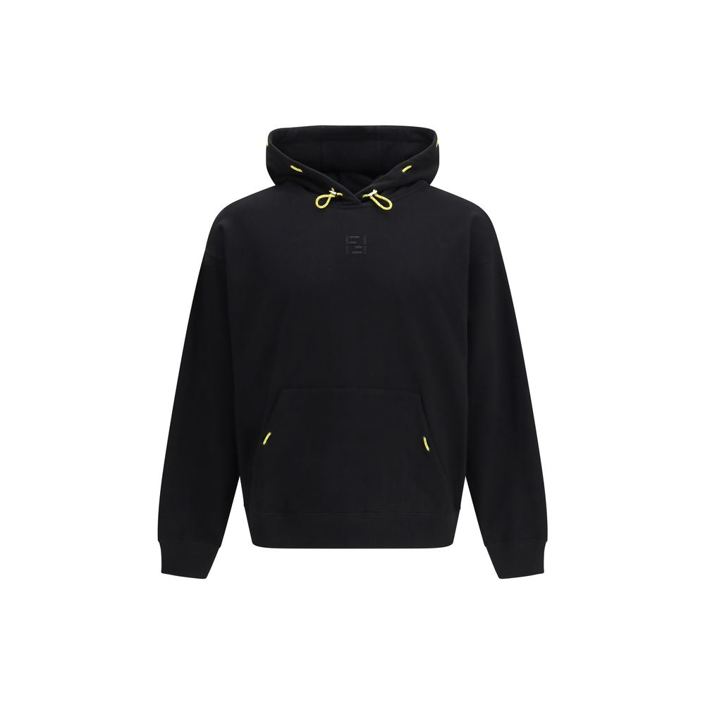 Felpa in cotone nero Fendi