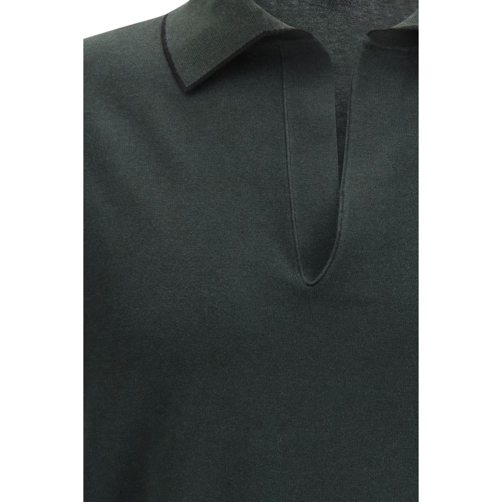 Polo Tom Ford bicolore in cotone