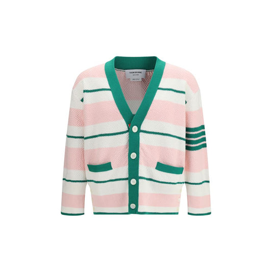 Cardigan Thom Browne in cotone multicolore