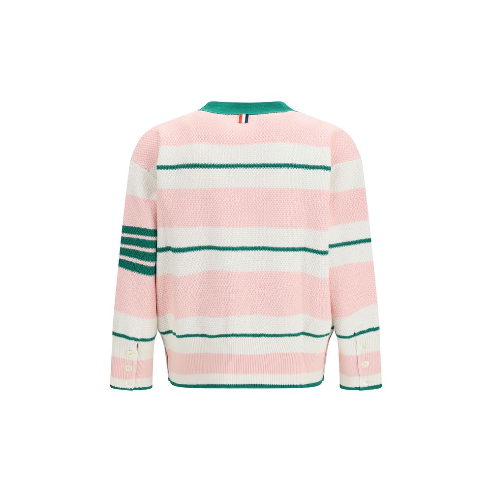 Cardigan Thom Browne multicolore in cotone