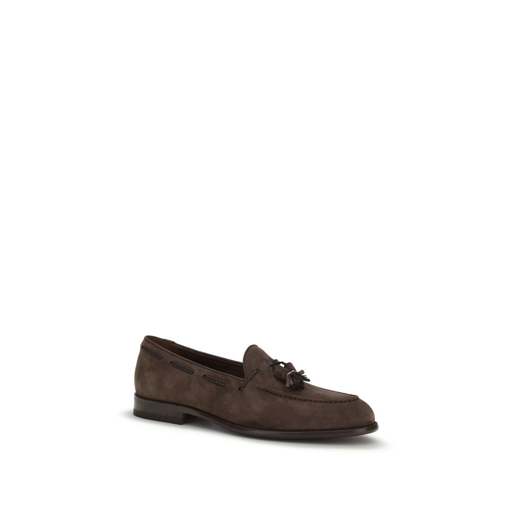 Mocassins à enfiler Fratelli Rossetti en cuir de veau marron Bos Taurus