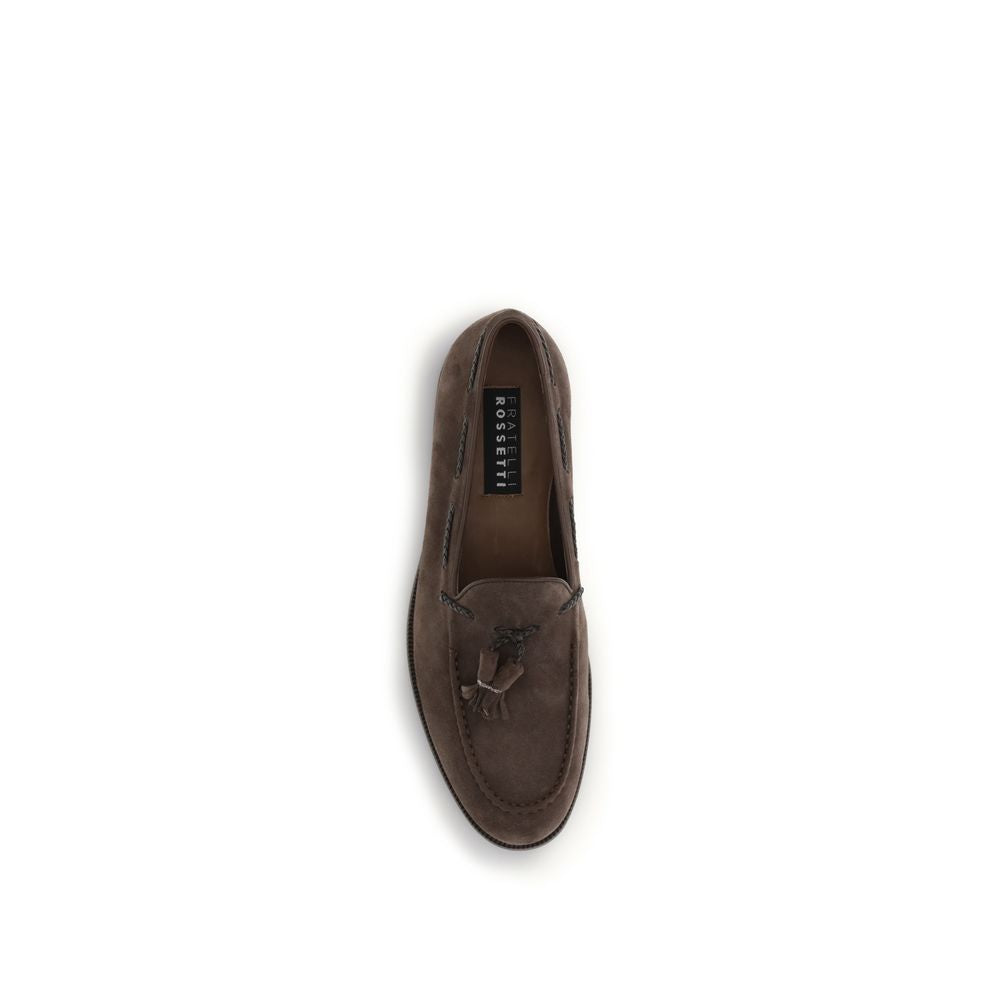 Mocassins à enfiler Fratelli Rossetti en cuir de veau marron Bos Taurus
