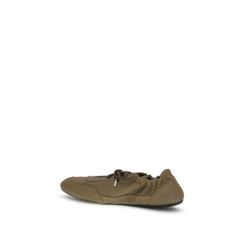 Sneakers sportive Prada in cotone bicolore