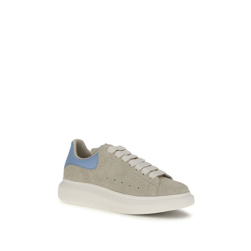 Baskets Alexander McQueen Chunky en Cuir de Veau Beige Bos Taurus