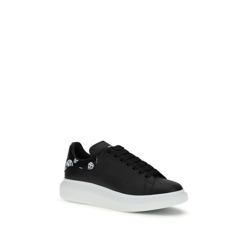 Baskets Alexander McQueen Chunky en cuir de veau noir Bos Taurus
