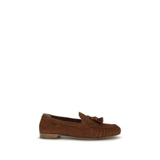 Mocassini Slip-On Fratelli Rossetti in Pelle di Vitello Marrone
