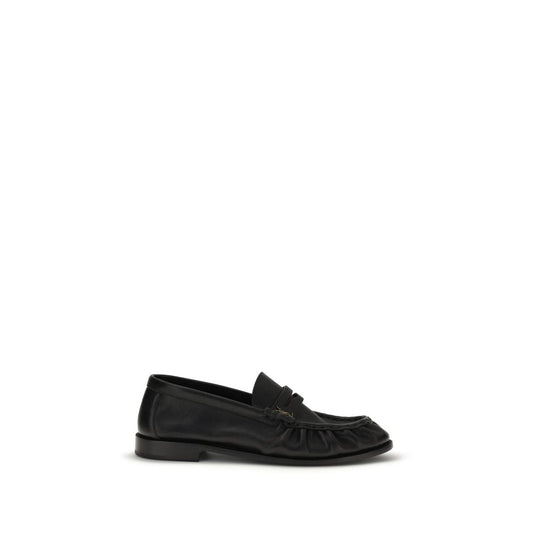 Mocassini slip-on Saint Laurent in pelle di vitello nera