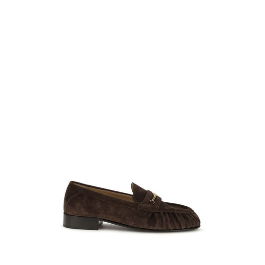 Mocassini Slip-On Valentino Garavani in Pelle di Vitello Marrone Bos Taurus