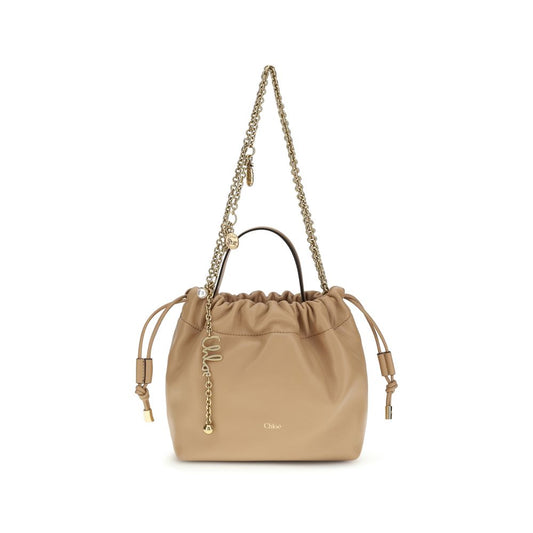 Chloé Borsa a Spalla Beige in Agnello Ovis Aries Aries