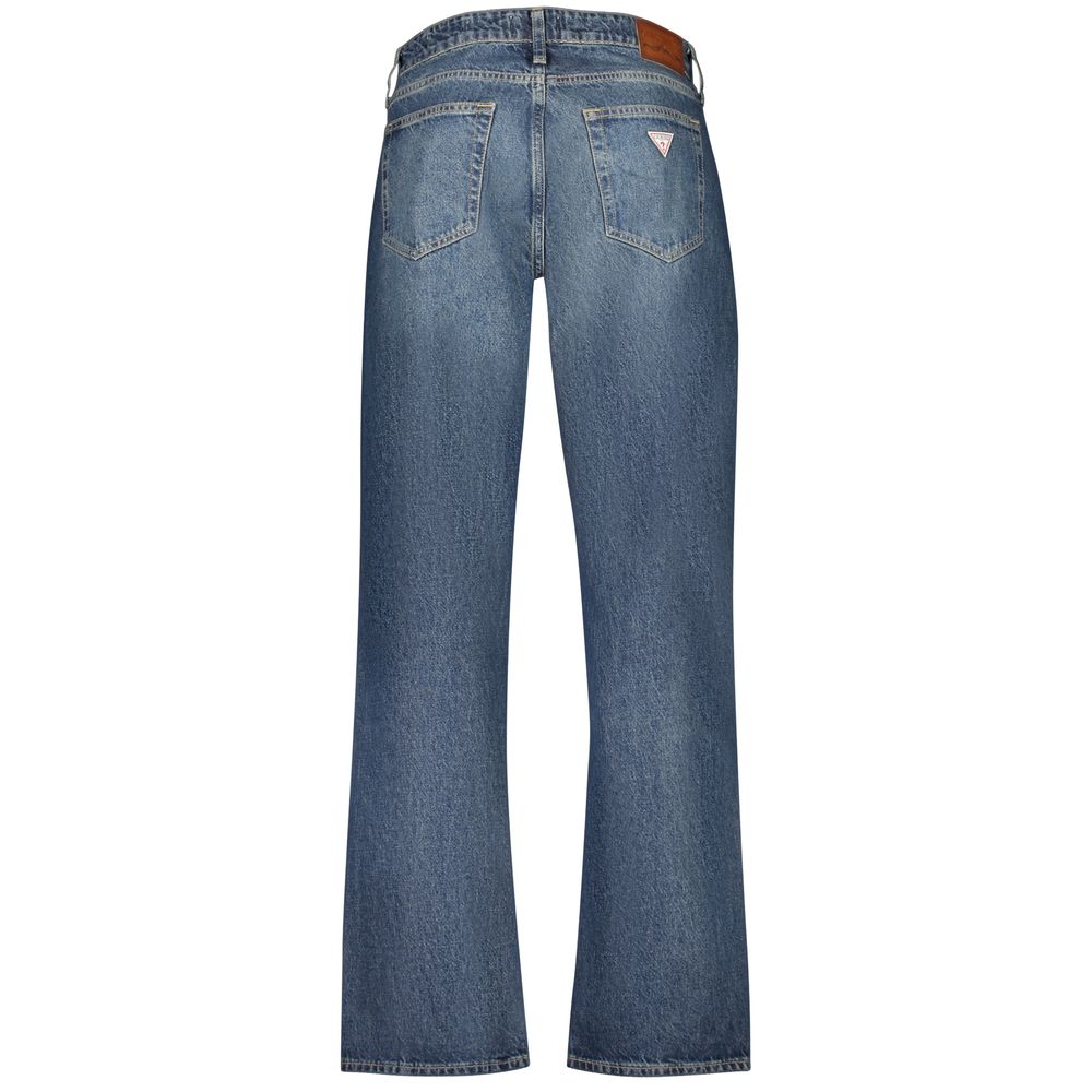 Jean Guess Jeans Blu Cotton pour homme