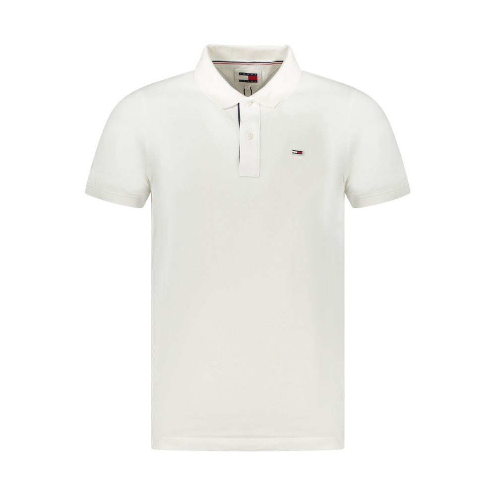Polo Tommy Hilfiger en coton blanc pour homme