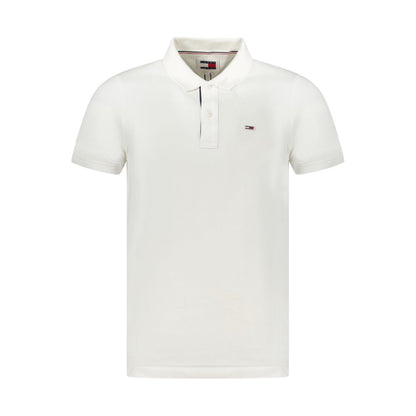 Polo Tommy Hilfiger en coton blanc pour homme
