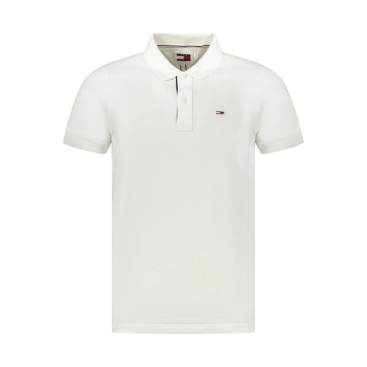 Polo da uomo Tommy Hilfiger in cotone bianco