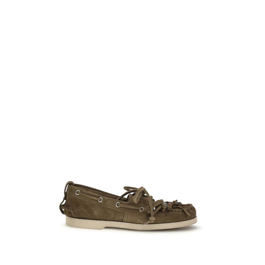 Mocassini Slip-On Golden Goose Bicolor In Pelle Di Vitello Bos Taurus
