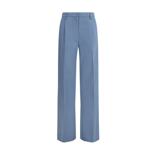 Pantalon Chino Prada en Coton Bleu