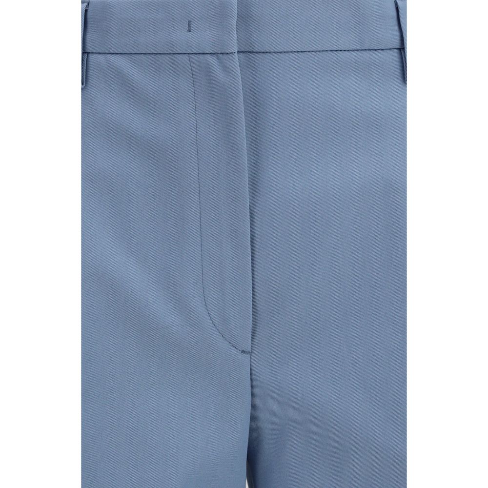 Pantaloni Chino Prada Blu in Cotone