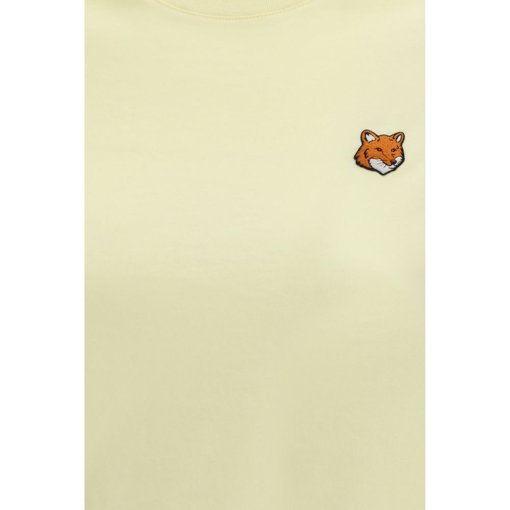 T-shirt in cotone bicolore Maison Kitsuné