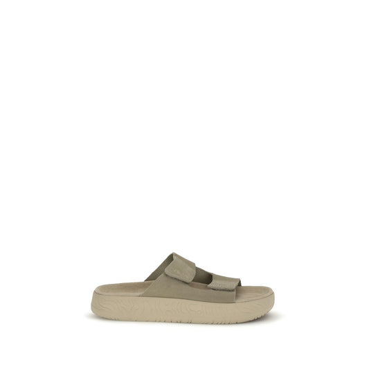 Veja Sandali bassi in pelle di vitello beige Bos Taurus