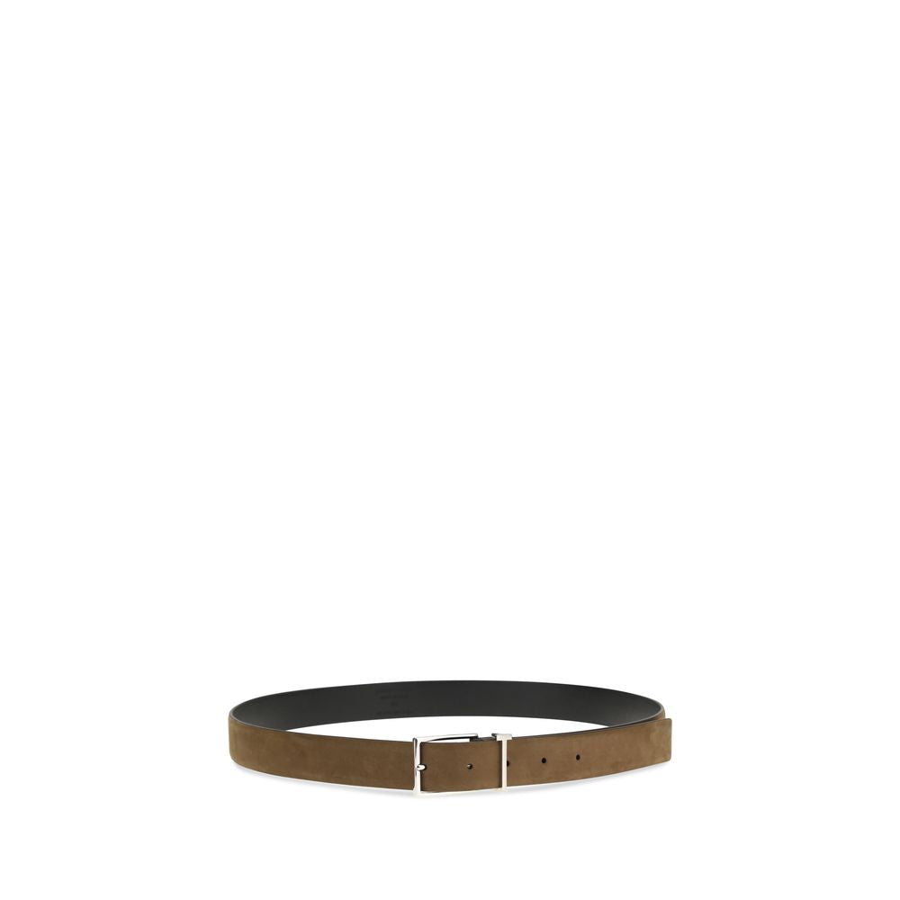 Ceinture Tom Ford marron en cuir de veau Bos Taurus (taille standard)