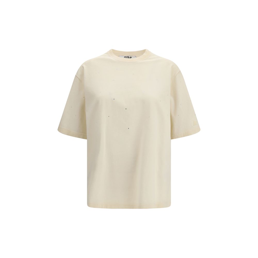 T-shirt Golden Goose en coton beige