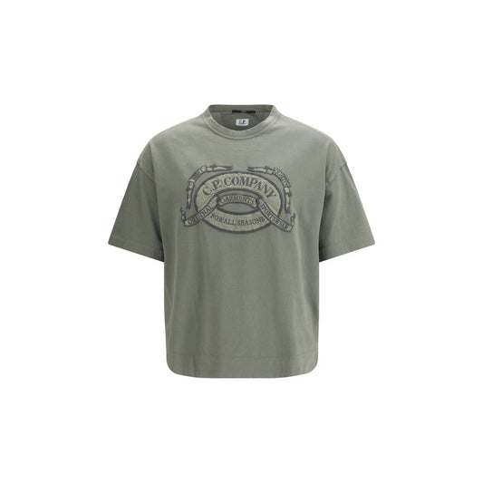 T-shirt bicolor in cotone C.P. Company