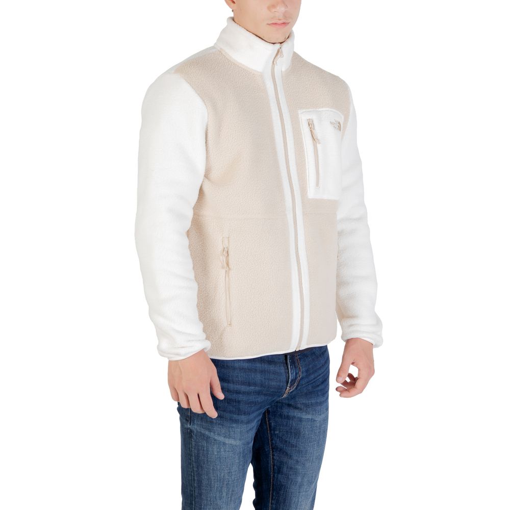 The North Face beige sweatshirt i polyester