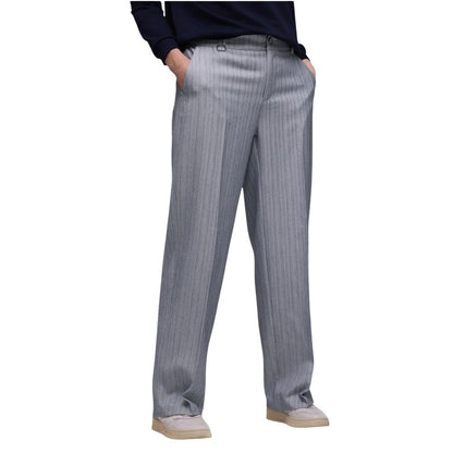 Pantaloni casual in poliestere blu Street One