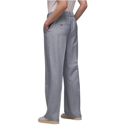 Pantaloni casual in poliestere blu Street One