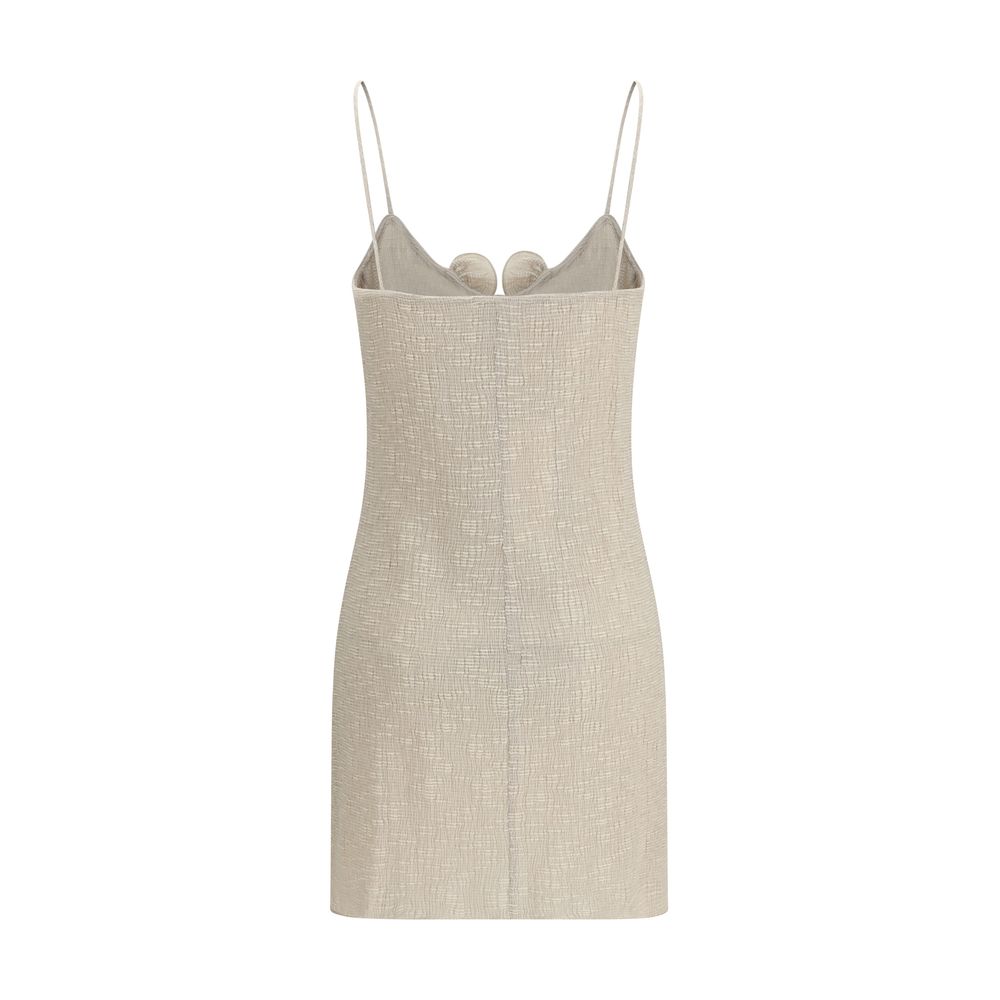 Magda Butrym Abito Casual in Lyocell Beige
